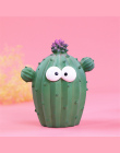 Cartoon Pola Pieniędzy wyraz twarzy Unikalne Zabawa kaktus kaktus roślin Żywicy skarbonka Śliczne ozdoby rzemieślnicze Oszczędny