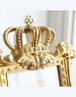 Miz Domu 1 Sztuka 5 Model Luksusowy Styl Barokowy Gold Crown Decor Żywica Kreatywny Pulpit Ramki Obrazu Ramka na zdjęcia Prezent