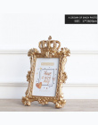 Miz Domu 1 Sztuka 5 Model Luksusowy Styl Barokowy Gold Crown Decor Żywica Kreatywny Pulpit Ramki Obrazu Ramka na zdjęcia Prezent
