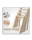 Rama z drewna na płótnie obraz olejny Fabryka Cena Drewna ramki na płótnie obraz olejny nature40x50cm DIY rama obrazu rama wewnę
