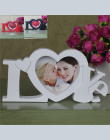 Nowoczesne Czysta Miłość Ramka Biały Czerwony Kształt Serca Jeden Obraz 4x4 "dla Nowego Dziecka Słodkie Lover Prezent Ślubny dla