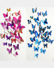 Darmowa wysyłka 12 sztuk PCV 3d Motyl ścienne decor śliczne Motyle naklejki ścienne Naklejki sztuki dekoracji pokoju wall art