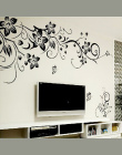 Hot DIY Wall Art Naklejka Dekoracje Moda Romantyczny Kwiat Naklejki Ścienne/Naklejki Ścienne Wystrój Domu 3D Tapety Darmowa Wysy