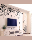 Hot DIY Wall Art Naklejka Dekoracje Moda Romantyczny Kwiat Naklejki Ścienne/Naklejki Ścienne Wystrój Domu 3D Tapety Darmowa Wysy