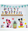 Mickey Minnie Mouse Cartoon dziecko naklejki ścienne naklejki domu dla dzieci pokój sypialnia wall art przedszkole park rozrywki