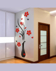 2018 DIY Wazon Kwiat Drzewa 3D Naklejki Ścienne Kalkomania Home Decor Adesivo De Parede Tapety Dla Livingrooms Kuchenne Dekoracj