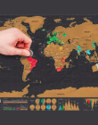 Luxury Edition Czarny Zeskrobać Mapa Świata Deluxe Podróży Scratch Mapa Świata Podróży Mapa Plakat Skreślać Mapa Świata Prezent 