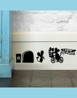 Śmieszne Miłość Mysz Otwór naklejki Ścienne winylowe Naklejki Ścienne Dla Dzieci Pokoje Mural Sztuki dekoracji Wnętrz W Stylu Vi