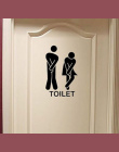 Wysokiej Jakości Naklejki Ścienne Wymienny Śliczne Man Woman Drzwi Toalety Wc WC Naklejki Rodziny DIY Decor 13*22 cm domu Tapety