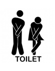 Wysokiej Jakości Naklejki Ścienne Wymienny Śliczne Man Woman Drzwi Toalety Wc WC Naklejki Rodziny DIY Decor 13*22 cm domu Tapety