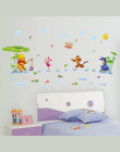 Zwierzęta zoo cartoon Kubuś Puchatek DOMU sypialni naklejki ścienne naklejki naklejki ścienne dla dzieci pokoje przedszkola stro