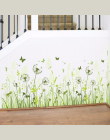 % 3D zielona trawa Motyl kwiaty listwy Przypodłogowe PCV Naklejki Ścienne salon Kuchnia Łazienka balkon przedszkole home decor