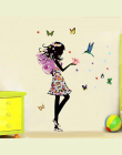 Darmowa wysyłka Piękny Motyl Elf Sztuki Naklejki Ścienne Dla Dzieci Pokoje Home Decor Tło Wall Naklejka Dziecko Sypialnia Winylu
