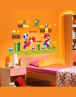 Super Mario Bros Naklejka Ścienna Wymienny Kalkomanie Przedszkole Dla Dzieci Home Decor Vinyl Mural dla Chłopca Sypialnia Salon 