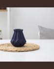 Europa Krótkie Matt Diament Porcelany Wazon Nowoczesny Sposób Ceramiczne Wazon Room Study Korytarz Domu Dekoracje Ślubne