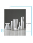 Klasyczny Biały Ceramiczny Wazon Chińskie Sztuki I Rzemiosła Wystrój Zakontraktowane Porcelanowy Wazon Kreatywny Prezent Dekorac