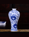 YEFINE Vintage Home Decor Ceramiczne Wazony Dla Domów Antyczny Chiński Tradycyjny Niebieski I Biały Porcelanowy Wazon Dla Kwiató