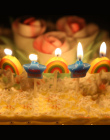 AIHOME 3 Sztuk/partia Świece Urodziny Kreskówka Rzemieślnicze Dzieci Prezenty Śliczne Event Party Supplies Ciasto Topper Cake Św