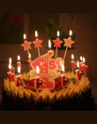 Hurtownie narodziny dziecka lat big 1 Cyfrowy świeca Niebieski Różowy wolne od dymu tytoniowego świeca ciasto dekoracji