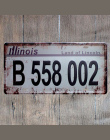 Numer Płyty hohappyme Amerykańskiego Samochodu USA Garażu Tablica Tablica Rejestracyjna Metalowa Plakietka Emaliowana Bar Dekora