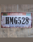 Numer Płyty hohappyme Amerykańskiego Samochodu USA Garażu Tablica Tablica Rejestracyjna Metalowa Plakietka Emaliowana Bar Dekora