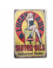 Olej silnikowy Tablica Vintage Metal Tin Signs Bar Pub Domu garaż Stacji Benzynowej Dekoracyjne Żelaza Płyty Ścienne Naklejki Sz