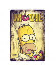 Dostosowane Metalowe Tabliczki The Simpsons Duff Beer Do Alkoholu Plakat Jeść Więcej YQZ080 Pączki Naklejki Ścienne W Stylu Vint