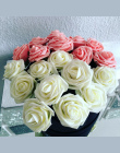11 kolory 10 Głowice 8 cm Sztuczne Rose Kwiaty Ślubne Bukiet Panny Młodej Pianka PE DIY Home Decor Rose Kwiaty VB364 p12 0.5