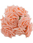 11 kolory 10 Głowice 8 cm Sztuczne Rose Kwiaty Ślubne Bukiet Panny Młodej Pianka PE DIY Home Decor Rose Kwiaty VB364 p12 0.5