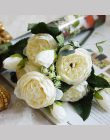 2018 Piękna Róża Piwonia Sztuczny Jedwab Kwiaty małe bukiet flores home party wiosna dekoracje ślubne mariage fałszywy Kwiat