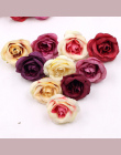 10 sztuk 4 cm Silk Rose Sztuczny Kwiat Wieniec Arkusze Ślubne Wyposażenie Domu DIY Rzemieślnicze Symulacja Tanie Fałszywe Kwiaty