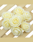 100 sztuk/partia Mini Pianka PE Róży Kwiat Głowy Sztuczne Rose Kwiaty Handmade DIY Ślub Dekoracja Domu Uroczysty & Party Supplie