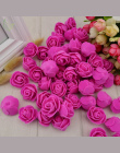 100 sztuk Pianka PE fałszywe róże kwiat głowy sztuczne kwiaty tanie dekoracje ślubne dla scrapbooking pudełko diy wieniec Wielu 