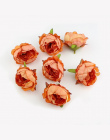 HUADODO 10 sztuk 5 cm Piwonia kwiat głowy jedwabiu Sztuczne Kwiaty Do Dekoracji Ślubnych DIY Dekoracyjne Wieniec Sztuczne Kwiaty