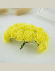 144 sztuk Sztuczne Kwiaty Dla Wedding Party Supplies Dekoracji Samochodu Handmade DIY Wieniec Bridal fałszywe Mini Pianki symula