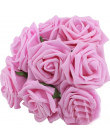 10 Sztuk/paczka 8 CM Home Dekoracyjnej Kwiaty 11 Kolory Pianka PE Sztuczne Rose Kwiaty Na Ślub Walentynki Dekoracji