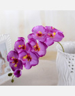 Moda Sztuczne Kwiaty DIY Sztuczne Butterfly Orchid Orchidea Silk Bukiet Kwiatów Phalaenopsis Ślub Dekoracja Domu
