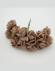 144 sztuk 2 cm MINI piankowe róże dla domu Ślubne fałszywy Kwiat Decora Scrapbooking diy wieniec pudełko tanie Sztuczne bukiet k