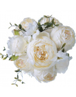 Luyue 13 Oddział/Bukiet Sztucznych Kwiatów Piwonii Żywe flores artificiales Fałszywe Silk Rose Bridal Wedding decor wieniec gruc