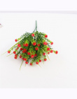 Żywe P. tenuiflora Zielona Trawa plastikowe rośliny sztuczny kwiat babysbreath ślub home Christmas decor party biuro kwiat