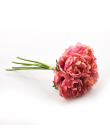 Sztuczne Kwiaty Hortensja 5 Głowic Piwonia Bukiet Ślubny Kwiat Jedwabiu Na wesele Walentynki Strona główna DIY Dekoracji