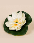 1 Sztuk Sztuczny Staw Lotosu Grążel Pływających Kwiat Zbiornika Roślin Ornament 10 cm Dekoracji Domu Garden Pond