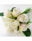 7/9/12 sztuk/partia Sztuczne Rose Kwiaty bukiet Ślubny Biały Różowy Tajski Royal Rose kwiat Jedwabiu Dekoracji wedding Party Dec