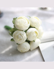 7/9/12 sztuk/partia Sztuczne Rose Kwiaty bukiet Ślubny Biały Różowy Tajski Royal Rose kwiat Jedwabiu Dekoracji wedding Party Dec