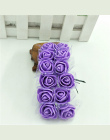 12 sztuk Tanie darmowa wysyłka DIY mini róże sztuczne kwiaty koronki ślubne dekoracje kwiatowe kwiat pianka ręcznie materiał pie