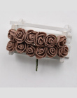 12 sztuk Pianka Śliczne PE Róży Kwiat Sztuczne kwiaty Dla Wedding Party Decoration Home Mariage Rosa Garland wieniec Księga Gośc
