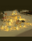 1.5 m 10 sztuk LED Christmas Tree House Style Fairy Światła Led String ślub natal Garland Nowy Rok dekoracje na boże narodzenie 