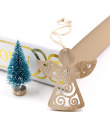 6 sztuk Europejskie Hollow Boże Narodzenie Płatki Śniegu Drewniane Zawieszki Ozdoby dla Xmas Tree Ornament Christmas Party Dekor