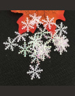 200 sztuk 3 cm Ozdoby Choinkowe Płatki Śniegu Białe Plastikowe Sztuczny Śnieg Świąteczne Dekoracje dla Domu