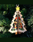 1 pc Nowy Ozdoby Choinkowe Wiszące Xmas Drzewo Home Party Decor 3D Wisiorki Wysokiej Jakości Drewniane Wisiorek Dekoracji Kolor